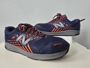 New Balance MID412 Safety Work Shoes Mens 11 Slip Resistant Toe Protect Preowned
